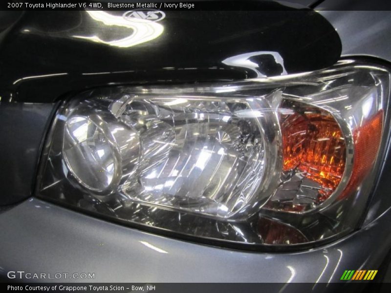 Bluestone Metallic / Ivory Beige 2007 Toyota Highlander V6 4WD
