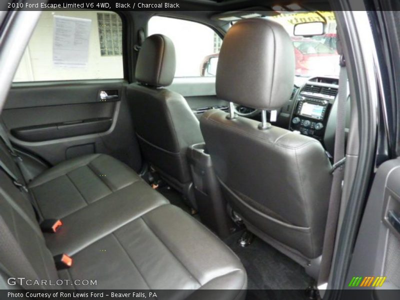 Black / Charcoal Black 2010 Ford Escape Limited V6 4WD