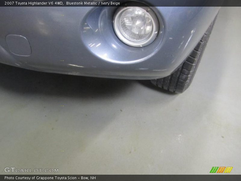 Bluestone Metallic / Ivory Beige 2007 Toyota Highlander V6 4WD