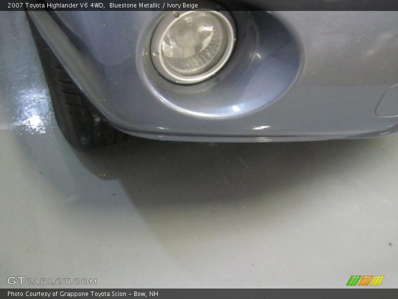 Bluestone Metallic / Ivory Beige 2007 Toyota Highlander V6 4WD