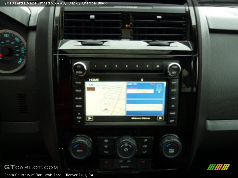 Black / Charcoal Black 2010 Ford Escape Limited V6 4WD