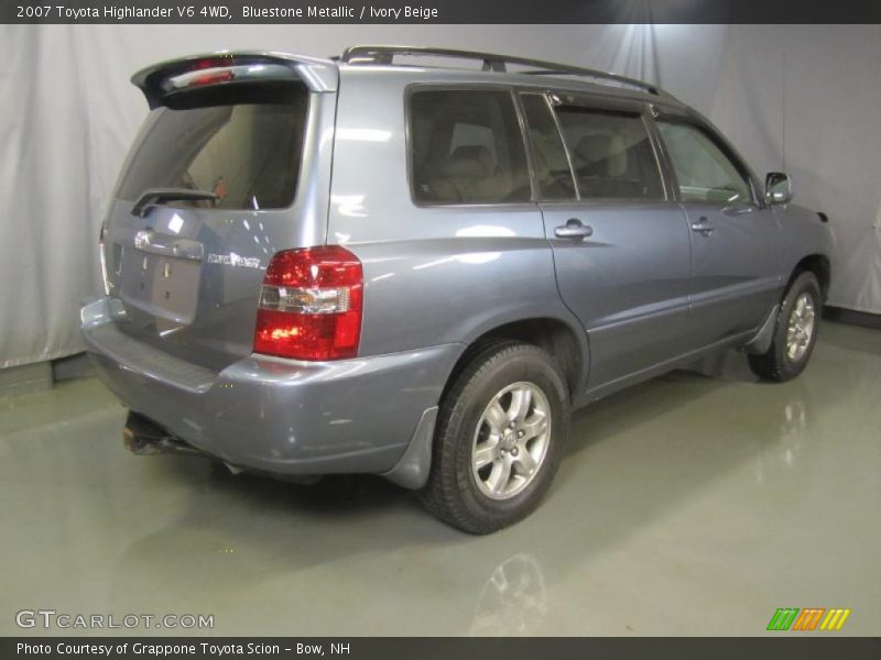 Bluestone Metallic / Ivory Beige 2007 Toyota Highlander V6 4WD