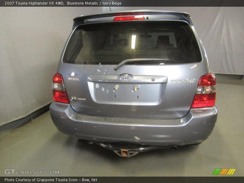Bluestone Metallic / Ivory Beige 2007 Toyota Highlander V6 4WD