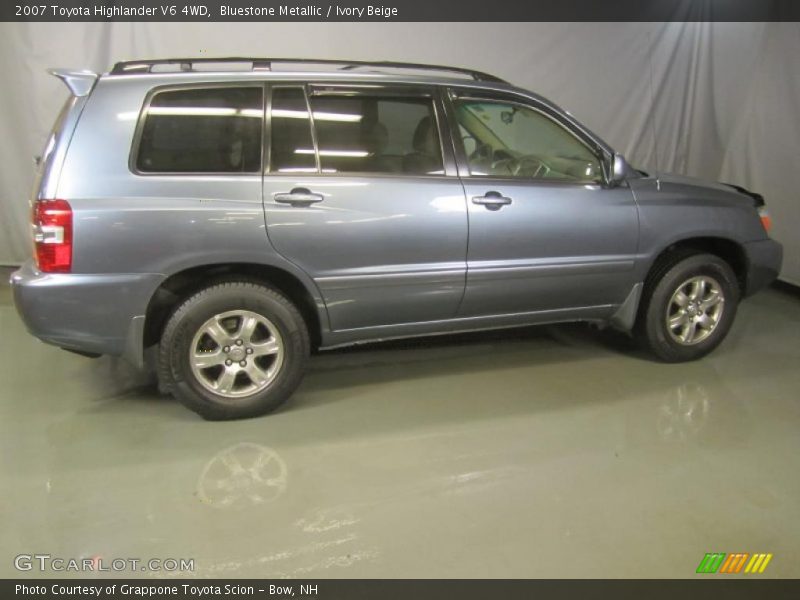 Bluestone Metallic / Ivory Beige 2007 Toyota Highlander V6 4WD