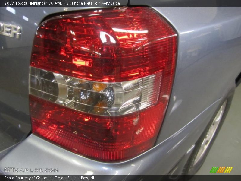 Bluestone Metallic / Ivory Beige 2007 Toyota Highlander V6 4WD