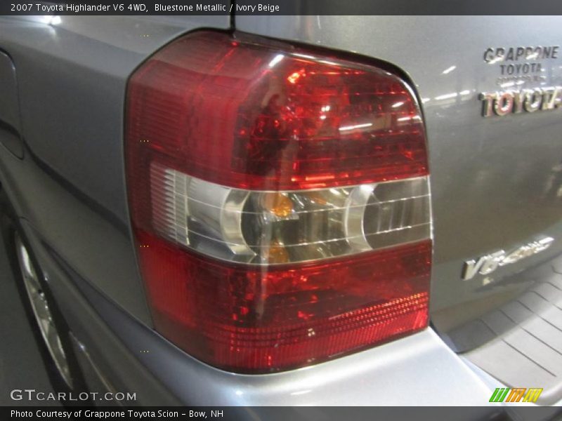 Bluestone Metallic / Ivory Beige 2007 Toyota Highlander V6 4WD