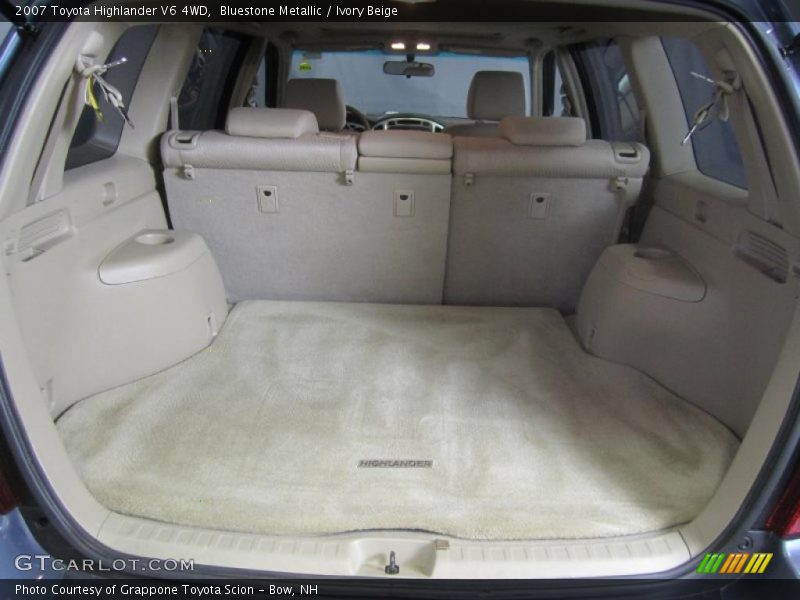Bluestone Metallic / Ivory Beige 2007 Toyota Highlander V6 4WD