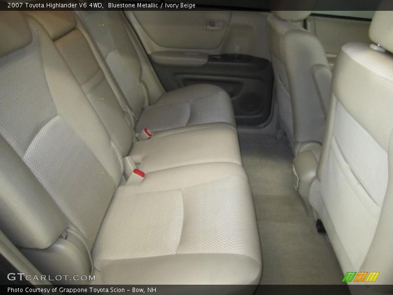 Bluestone Metallic / Ivory Beige 2007 Toyota Highlander V6 4WD