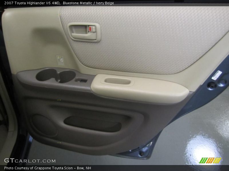 Bluestone Metallic / Ivory Beige 2007 Toyota Highlander V6 4WD
