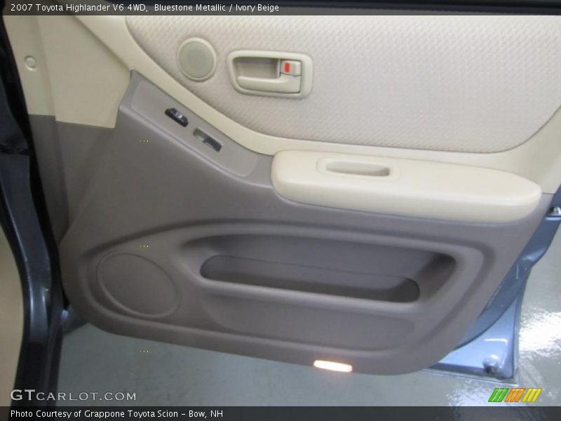 Bluestone Metallic / Ivory Beige 2007 Toyota Highlander V6 4WD