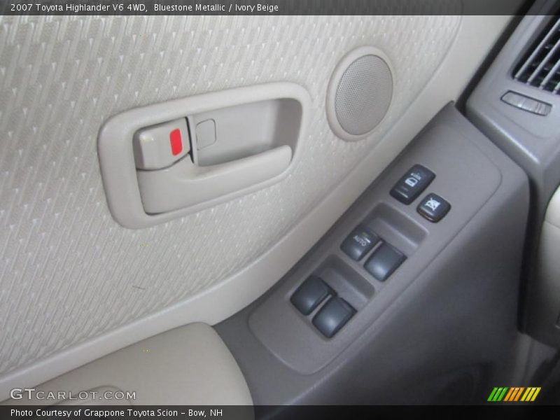 Bluestone Metallic / Ivory Beige 2007 Toyota Highlander V6 4WD