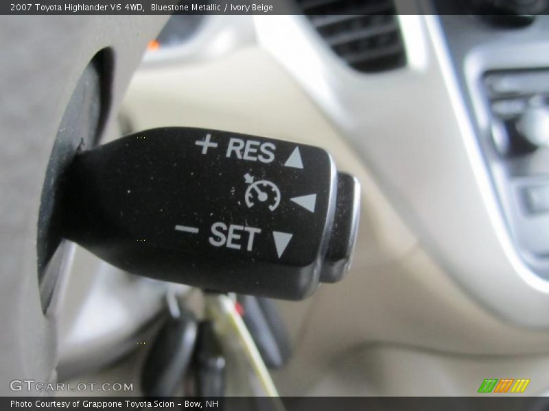 Bluestone Metallic / Ivory Beige 2007 Toyota Highlander V6 4WD