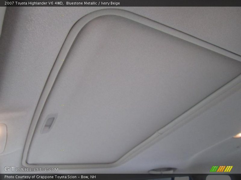 Bluestone Metallic / Ivory Beige 2007 Toyota Highlander V6 4WD
