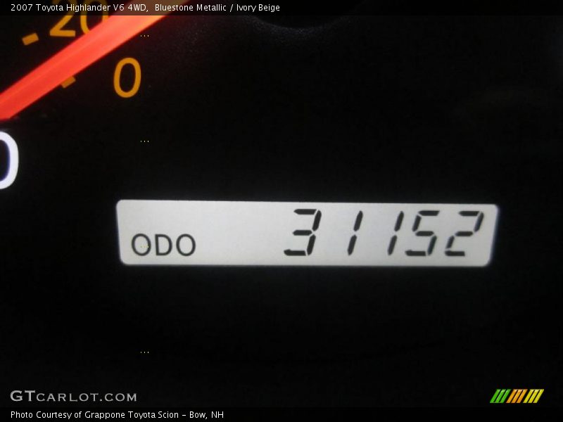 Bluestone Metallic / Ivory Beige 2007 Toyota Highlander V6 4WD
