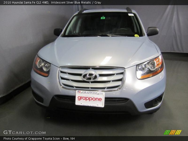 Irridescent Silver Blue Metallic / Gray 2010 Hyundai Santa Fe GLS 4WD