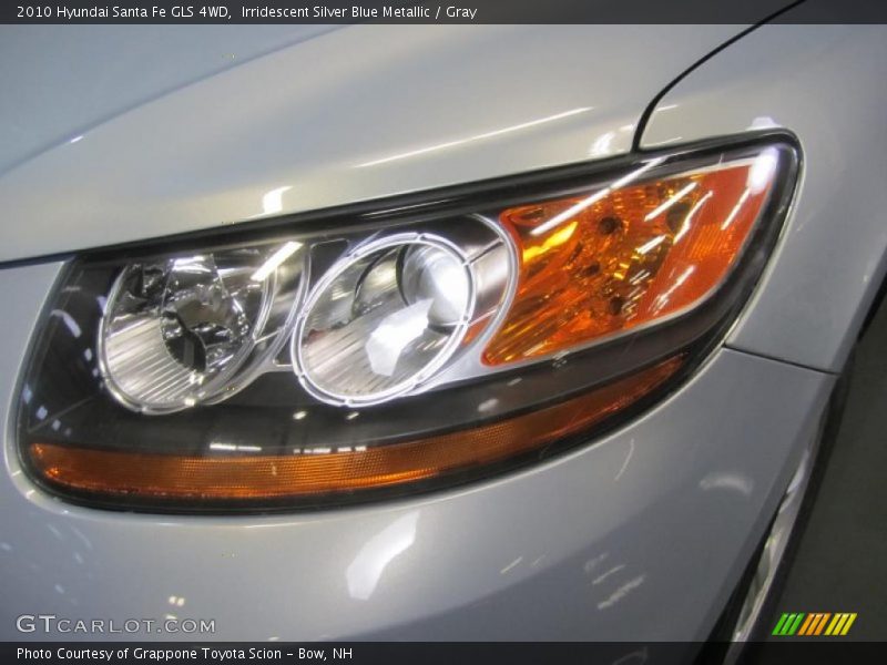 Irridescent Silver Blue Metallic / Gray 2010 Hyundai Santa Fe GLS 4WD