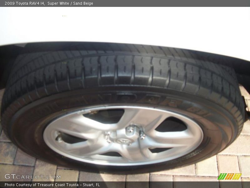 Super White / Sand Beige 2009 Toyota RAV4 I4