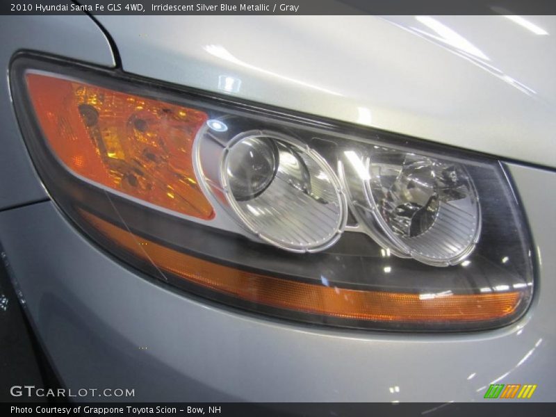 Irridescent Silver Blue Metallic / Gray 2010 Hyundai Santa Fe GLS 4WD