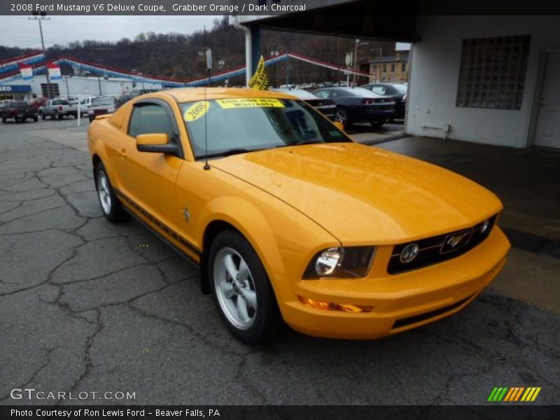 Front 3/4 View of 2008 Mustang V6 Deluxe Coupe