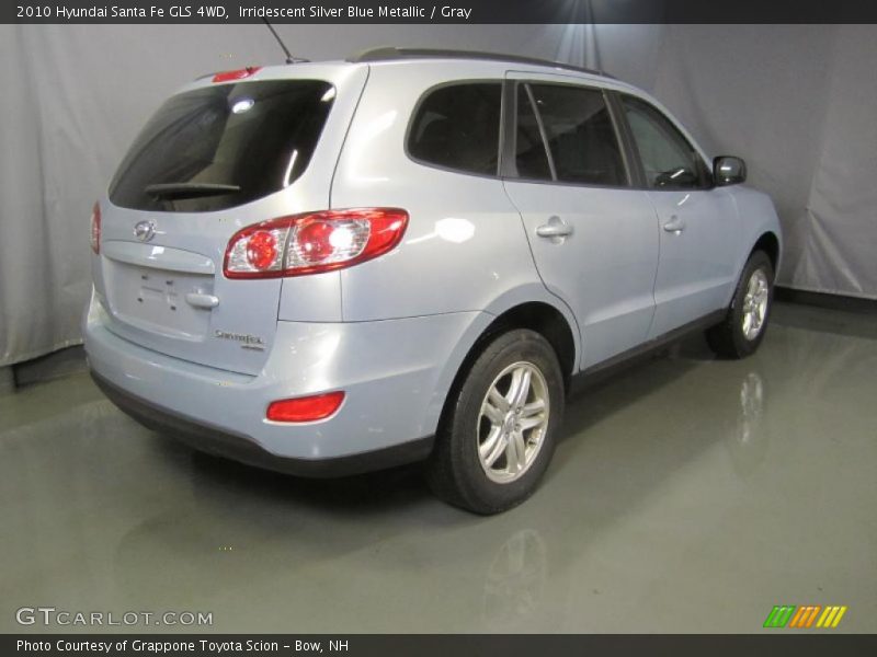 Irridescent Silver Blue Metallic / Gray 2010 Hyundai Santa Fe GLS 4WD