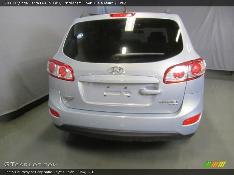 Irridescent Silver Blue Metallic / Gray 2010 Hyundai Santa Fe GLS 4WD