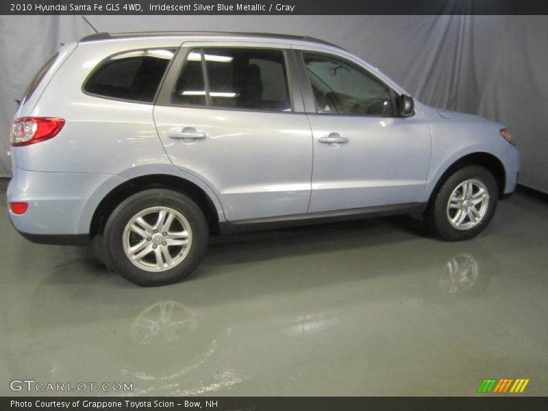 Irridescent Silver Blue Metallic / Gray 2010 Hyundai Santa Fe GLS 4WD