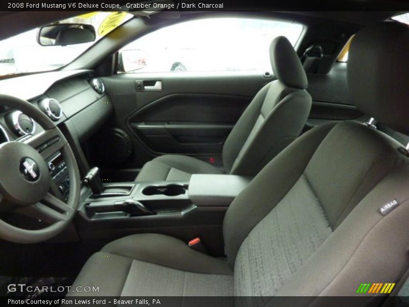  2008 Mustang V6 Deluxe Coupe Dark Charcoal Interior