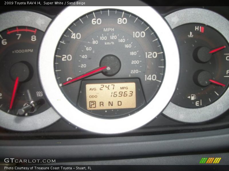 Super White / Sand Beige 2009 Toyota RAV4 I4