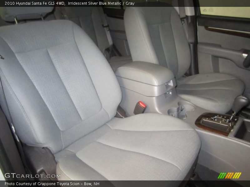 Irridescent Silver Blue Metallic / Gray 2010 Hyundai Santa Fe GLS 4WD