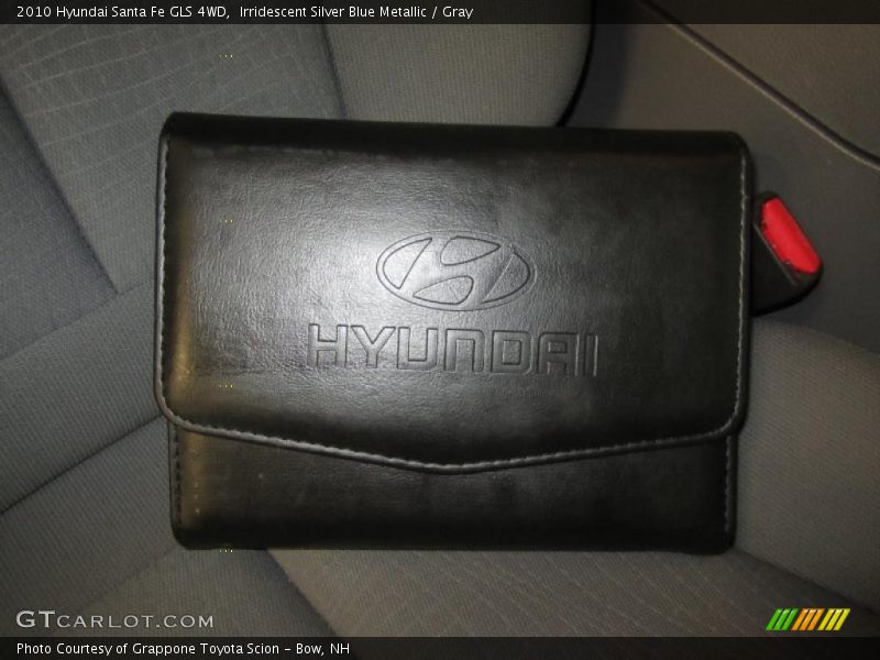 Irridescent Silver Blue Metallic / Gray 2010 Hyundai Santa Fe GLS 4WD
