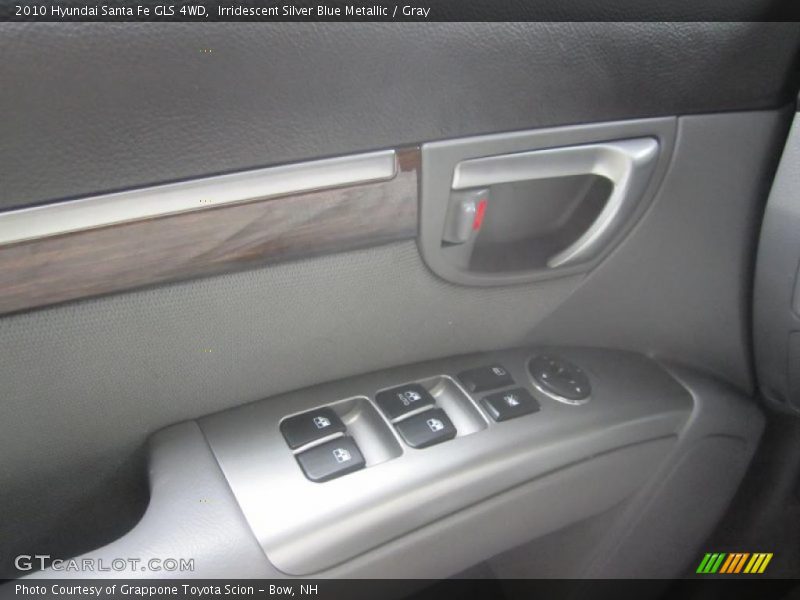 Irridescent Silver Blue Metallic / Gray 2010 Hyundai Santa Fe GLS 4WD