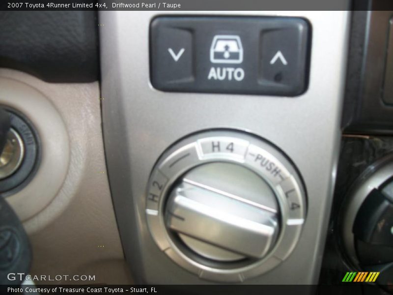Controls of 2007 4Runner Limited 4x4