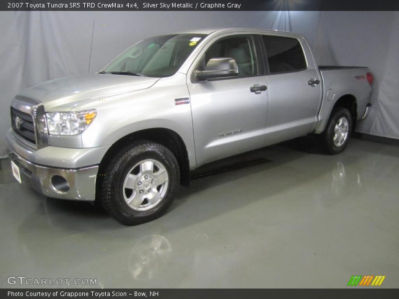 Silver Sky Metallic / Graphite Gray 2007 Toyota Tundra SR5 TRD CrewMax 4x4