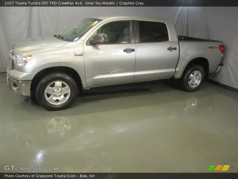 Silver Sky Metallic / Graphite Gray 2007 Toyota Tundra SR5 TRD CrewMax 4x4