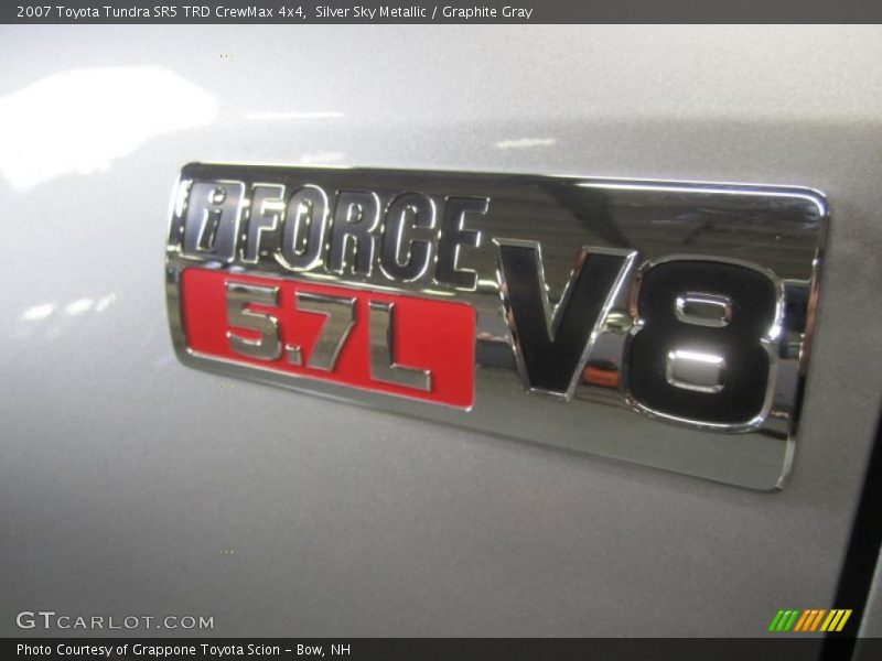 Silver Sky Metallic / Graphite Gray 2007 Toyota Tundra SR5 TRD CrewMax 4x4