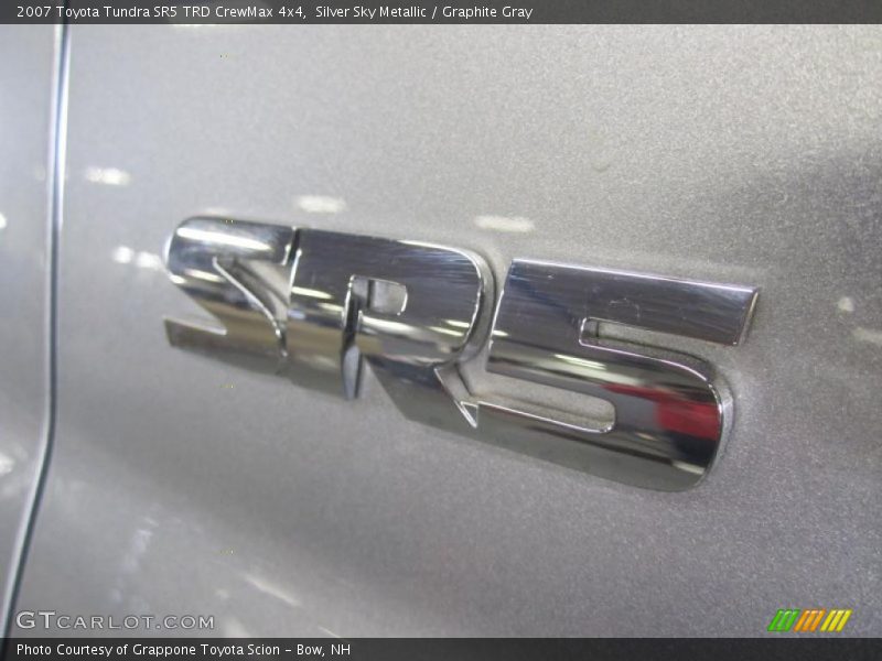 Silver Sky Metallic / Graphite Gray 2007 Toyota Tundra SR5 TRD CrewMax 4x4