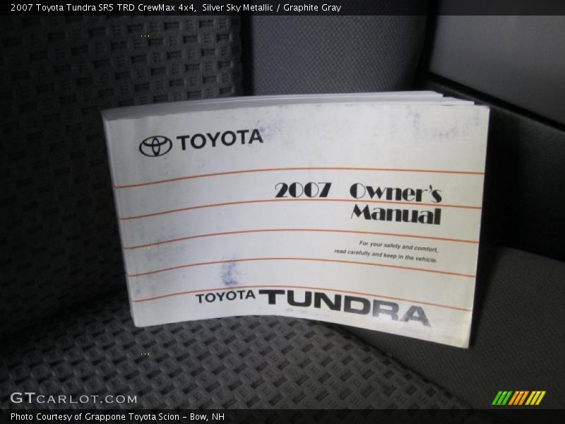 Silver Sky Metallic / Graphite Gray 2007 Toyota Tundra SR5 TRD CrewMax 4x4