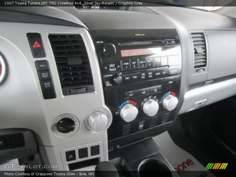 Silver Sky Metallic / Graphite Gray 2007 Toyota Tundra SR5 TRD CrewMax 4x4