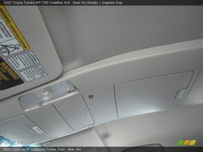 Silver Sky Metallic / Graphite Gray 2007 Toyota Tundra SR5 TRD CrewMax 4x4