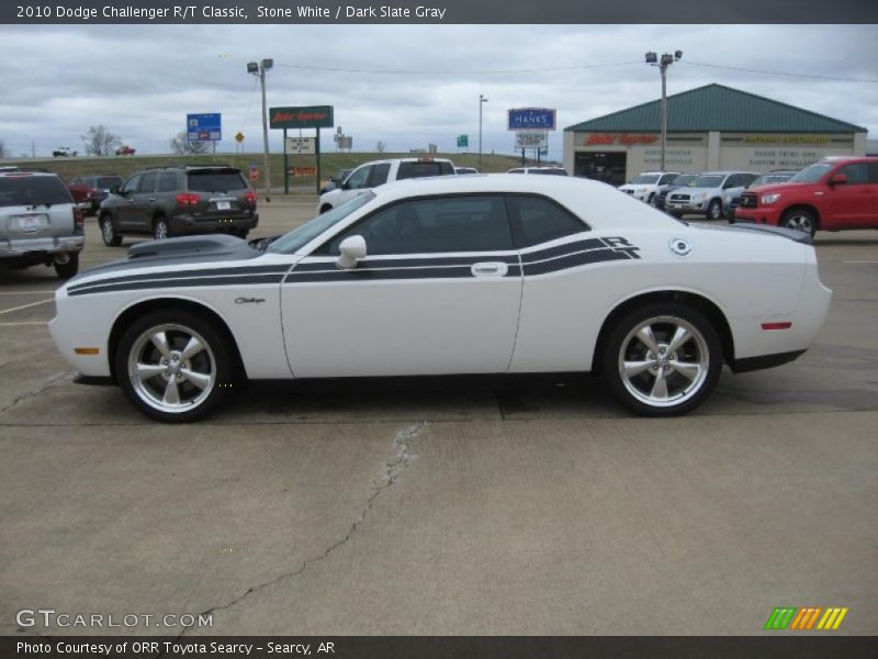 Stone White / Dark Slate Gray 2010 Dodge Challenger R/T Classic