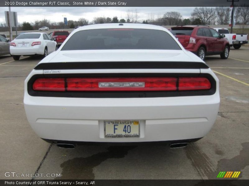 Stone White / Dark Slate Gray 2010 Dodge Challenger R/T Classic