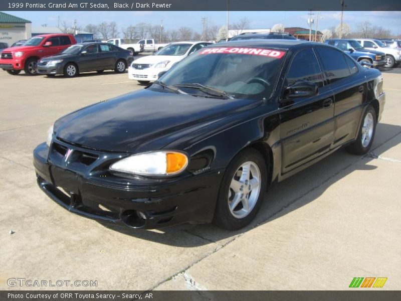 Black / Dark Pewter 1999 Pontiac Grand Am GT Sedan