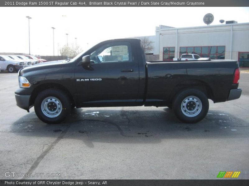  2011 Ram 1500 ST Regular Cab 4x4 Brilliant Black Crystal Pearl