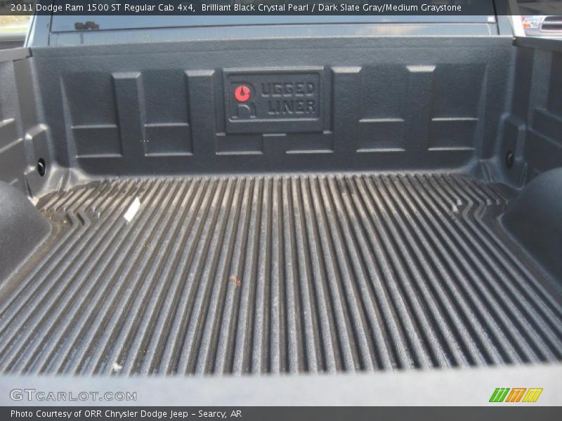 Brilliant Black Crystal Pearl / Dark Slate Gray/Medium Graystone 2011 Dodge Ram 1500 ST Regular Cab 4x4