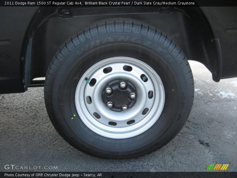 Brilliant Black Crystal Pearl / Dark Slate Gray/Medium Graystone 2011 Dodge Ram 1500 ST Regular Cab 4x4