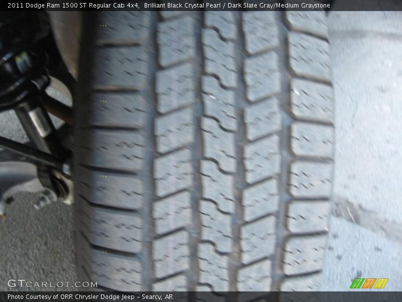 Brilliant Black Crystal Pearl / Dark Slate Gray/Medium Graystone 2011 Dodge Ram 1500 ST Regular Cab 4x4