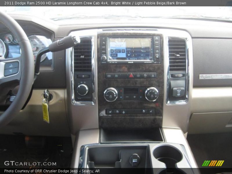 Dashboard of 2011 Ram 2500 HD Laramie Longhorn Crew Cab 4x4