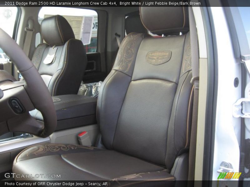  2011 Ram 2500 HD Laramie Longhorn Crew Cab 4x4 Light Pebble Beige/Bark Brown Interior