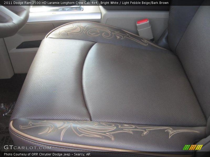 2011 Ram 2500 HD Laramie Longhorn Crew Cab 4x4 Light Pebble Beige/Bark Brown Interior