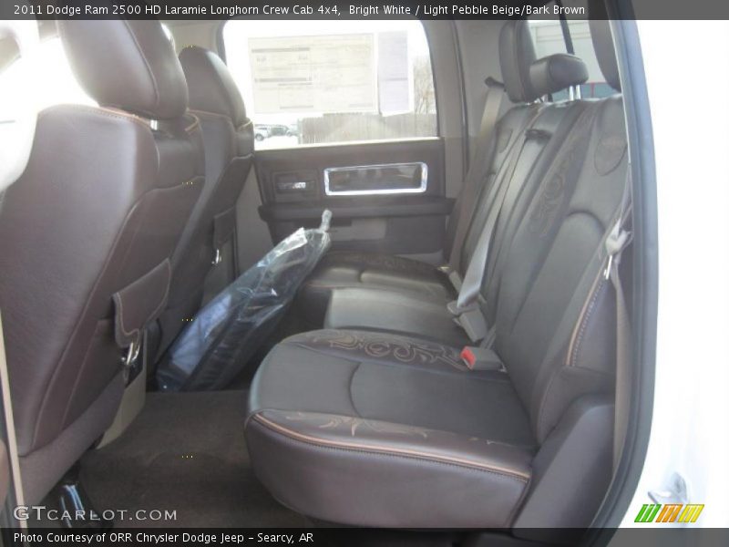  2011 Ram 2500 HD Laramie Longhorn Crew Cab 4x4 Light Pebble Beige/Bark Brown Interior